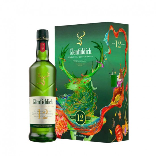 Rượu Glenfiddich 12 Năm Hộp Quà Tết 2025