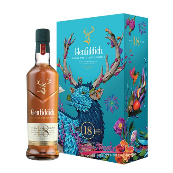 Rượu Glenfiddich 18 Năm Hộp Quà Tết 2025