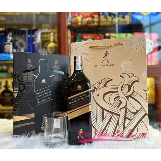 Johnnie Walker Double Black Label Hộp Quà Tết 2025