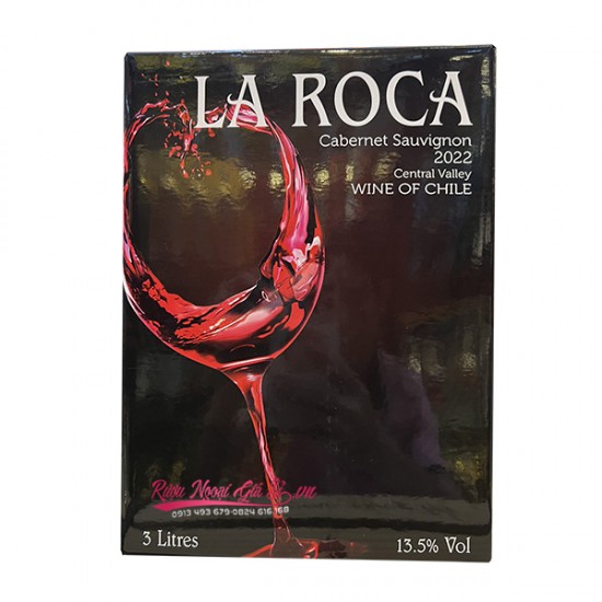 Rượu Vang Bịch Chile La RoCa 3 Lít