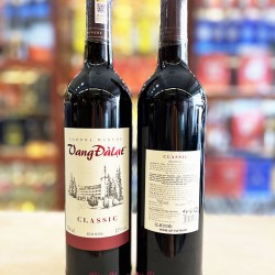 Rượu vang Đà Lạt Classic đỏ 750ml Rượu vang Đà Lạt Classic đỏ 750ml