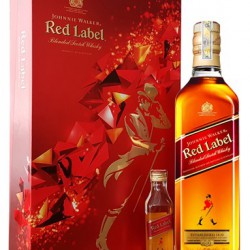 Johnnie walker Red label gift box 2017